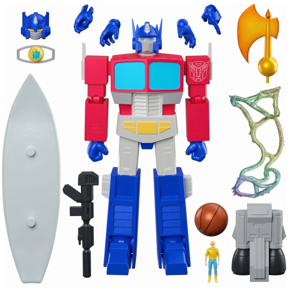 Transformers Ultimates Actionfigur "Optimus Prime" von Super7